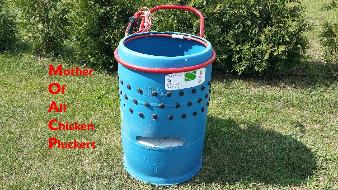 DIY Mother of all Chicken Pluckers and how I built it.  My interpretation of the Wiz-Bang design