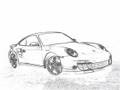 Auto Draw How To Draw A Porsche