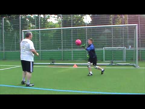 Virtuelles Torwarttraining -  Impressionen Dynamischer Abdruck