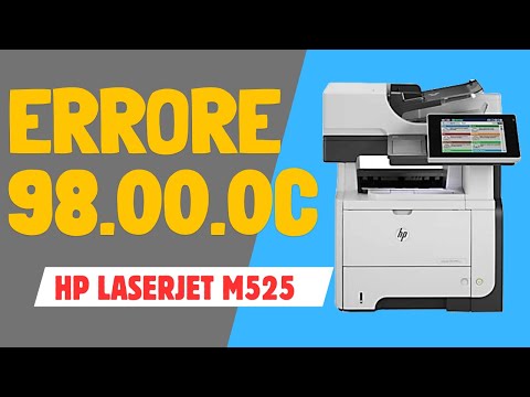 SOLUZIONE ERRORE HP LASERJET 525 98.00.0C DEVICE ERROR