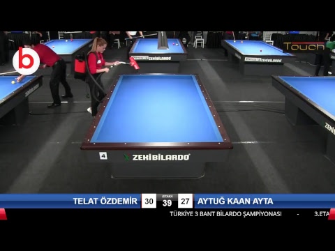 TELAT ÖZDEMİR & AYTUĞ KAAN AYTA Bilardo Maçı - 2018 ERKEKLER 3.ETAP-2.TUR