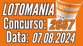 ?Lotomania de hoje, Lotomania 07/08, Resultado Lotomania,