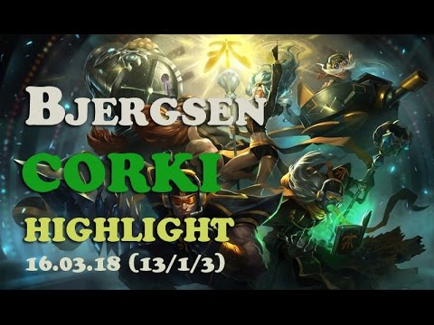 TSM Bjergsen Corki One Game Highlights (13/1/3)