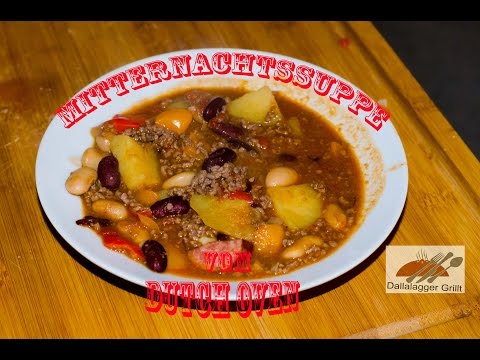 Mitternachtssuppe vom Dutch Oven [Partyessen/Silvesteressen]