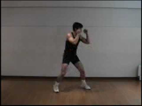 ディフェンス　ブロッキング　あご　Defence blocking