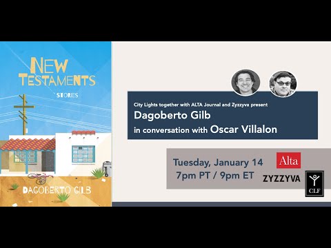 CITY LIGHTS LIVE! Dagoberto Gilb in conversation with Oscar Villalon