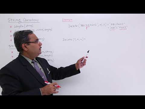 String Processing Delete