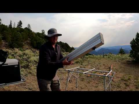 Camp Chef Mesa table. Review and set-up/breakdown on location in the Colorado Rockies.