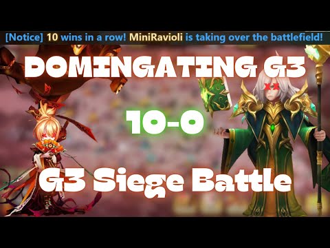G3 Siege is Easy... Apocalypse vs. Skyfall vs. Candy Shop | Summoners War