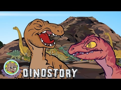 Dinosaurs are Drinking by the River - Dinosaur songs from Dinostory by Howdytoons S1E5
