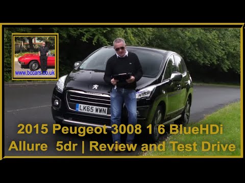 2015 Peugeot 3008 1 6 BlueHDi Allure  5dr | Review and Test Drive