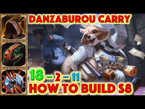 SMITE HOW TO BUILD DANZABUROU - Danzaburou Carry Build Season 8 Conquest + Danzaburou Guide
