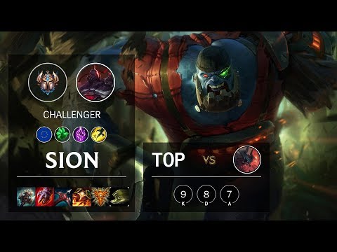 Sion Top vs Aatrox - EUW Challenger Patch 10.6