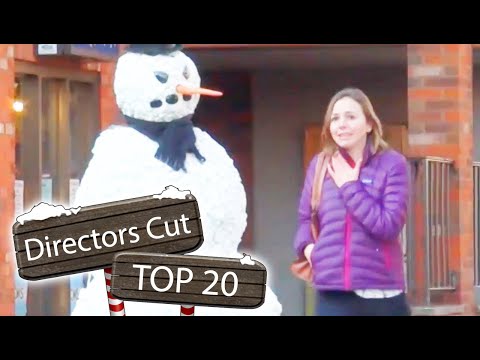 Police Officers Laugh While Watching Snowman Scare the Public