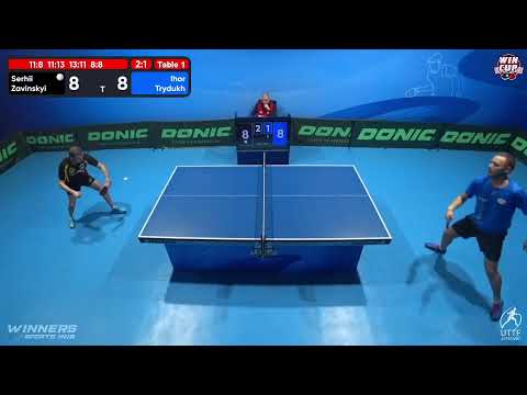 10:30 Serhii Zavinskyi 3-1 Ihor Trydukh West 1 WIN CUP 10.12.2022 | TABLE TENNIS WINCUP