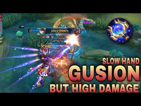 GUSION slow hand but high mage damage | Game play