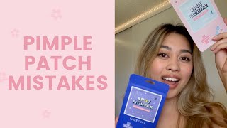 Pimple Patch Mistakes | FaceTory