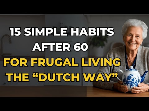 15 Simple Habits After 60 for Frugal Living the “DUTCH WAY”