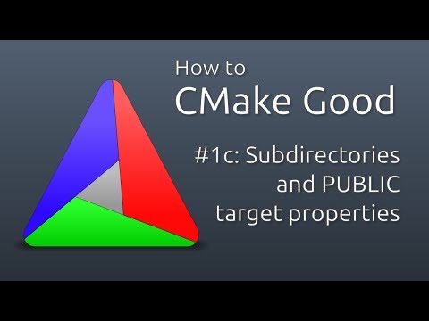 How to CMake Good - 1c - Subdirectories and Target Interface Properties