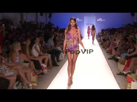 Models walk the runway during the Luli Fama swimwear 2013...