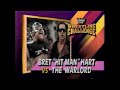 Bret Hart Vs The Warlord Wrestling Challenge May 19th 1991