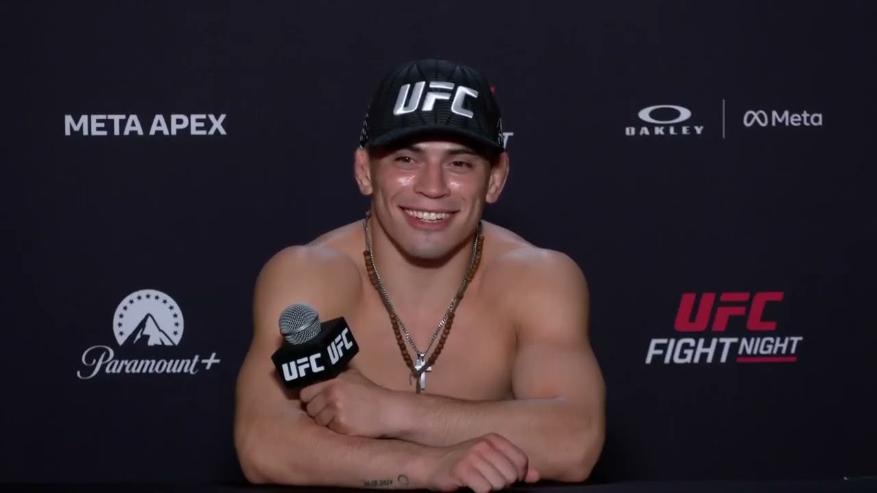 #UFCVegas114 Kevin Vallejos: Conferencia de Prensa