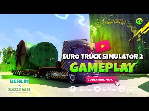 ETS2 1.42 (Euro Truck Simulator 2) Gameplay - Silent Trucking - Berlin-Szczein (Special Transport)