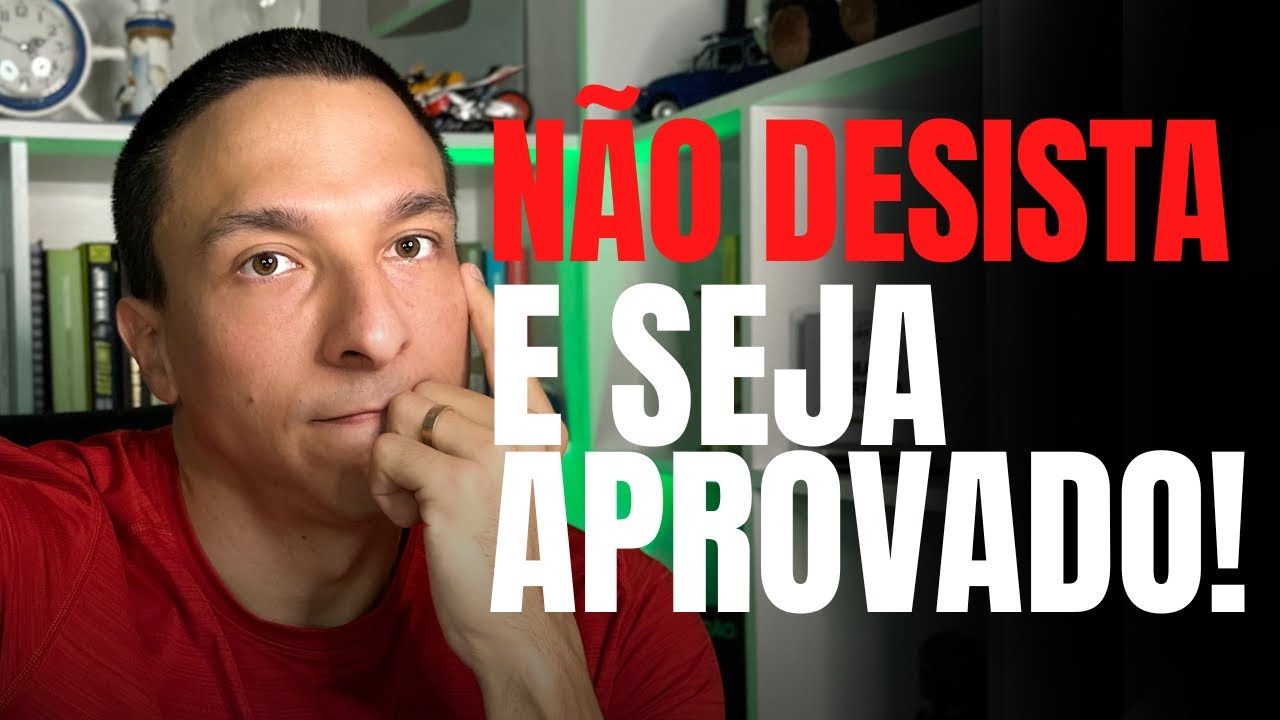 POR QUE OS CONCURSEIROS DESISTEM? Não faça nada disso e SEJA APROVADO(A) em 2025 | Thiago Pereira