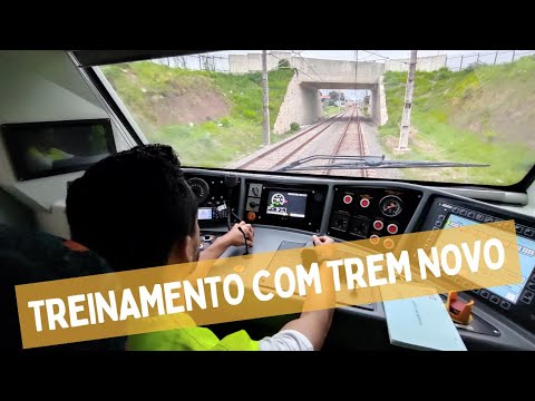 TREINAMENTO DOS MAQUINISTAS EM NOVO TREM DA VIAMOBILIDADE