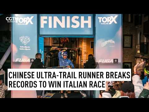 Former Chinese delivery driver wins prestigious ultra-trail crown