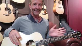 Video thumbnail for STUNNING Travel Guitar (Eastman ACTG 2E) .  Affordable all solid electro travel guitar for Just £500 by Richards Guitars