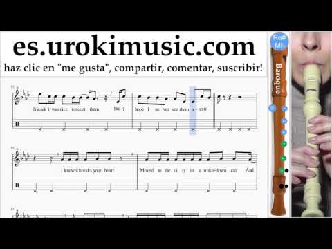 Tutorial de flauta dulce B. The Chainsmokers ft. Halsey - Closer Parte#2 um-927