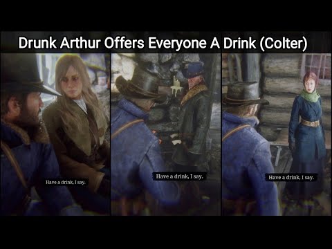 Drunk Arthur Has The Funniest Dialogues in Chapter 1 Colter (Hidden Dialogue) - RDR2