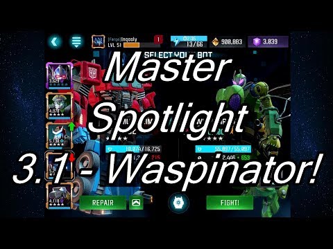 Cheetor Master Spotlight - 3.1 - Waspinator - Transformers: Forged to Fight