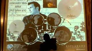 Interactive Drum Kit projected on floor