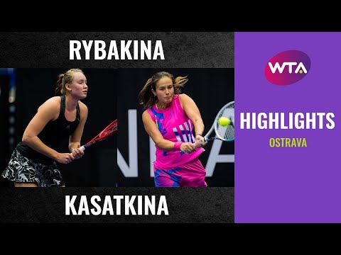 Теннис Elena Rybakina vs. Daria Kasatkina | 2020 Ostrava First Round | WTA Highlights