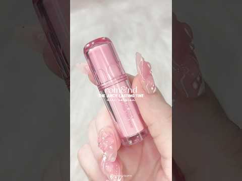 rom&nd mini juicy lasting lip tint in shade pink grapefruit🍇 #kbeauty #koreanmakeup #romandliptint