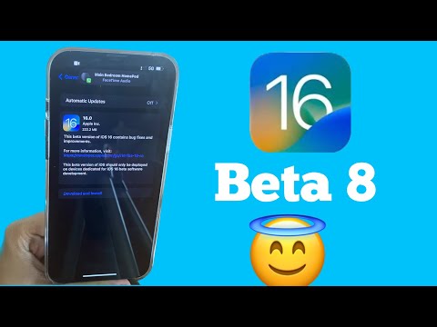 iOS 16 beta 8 is out.