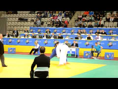Judo-2012 ECh-23 (Prague) 100 kg Luchin (UKR) - Martsulevich (BLR)