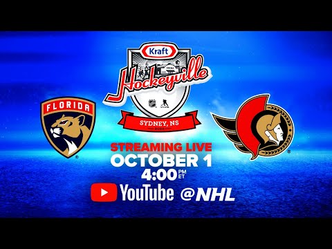 Watch Florida Panthers vs. Ottawa Senators LIVE Oct. 1 | Kraft Hockeyville