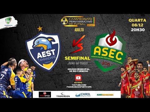 CAMPEONATO PERNAMBUCANO DE FUTSAL ADULTO -  SEMIFINAL  -  JOGO DA VOLTA - TAMANDARÉ X ASEC