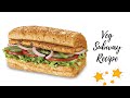 How to make SUBWAY Sandwich at home from scratch- Veg Subway