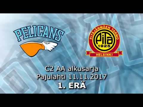 La 11.11.2017 Pelicans C2 Akatemia - PiTa/Black, erä 1