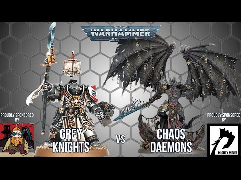 NEW Grey Knights Vs Chaos Daemons - Live 40k Battle Report ft. Chris Langton