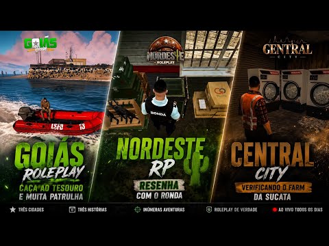 [+18] Goiás RP / Nordeste RP/ Central City: Caça tesouro e PTR - Resenha no Ronda - Verificando Farm