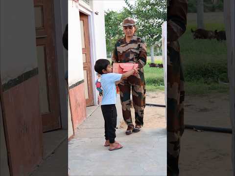 Indian Soldier 🇮🇳 Family Life, Maa or Beti Emotional video #shorts #viral #army #maa #trending