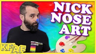 We Play Pictionary with our Noses - KFAF