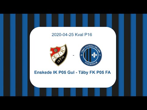 Enskede IK P05 Gul - Täby FK P05 FA: Kval P16 2020-04-25