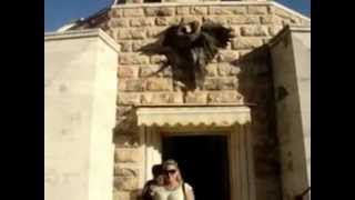 Paimenten kedolla Beetlehemissä. At the Shepherds' field in Bethlehem