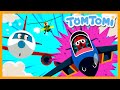 Plane In The Sky Airplane Song Kids Song TOMTOMI